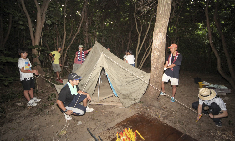 青島キャンプ